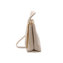 CHANEL Coco Cabas bag in chalk caviar leather and gold-tone metal