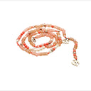 CHANEL – Vintage salmon pearl and gold CC belt 2005 Collection