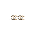 CHANEL – Boucles d’oreilles logo CC bicolores