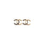 CHANEL – Boucles d’oreilles logo CC bicolores