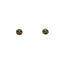 CHANEL – Boucles d’oreilles rondes CC entrelacé cuir – A18