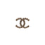 CHANEL – Broche CC torsadée strass A23