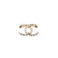 CHANEL – Broche CC torsadée strass A23