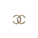 CHANEL – A24 Twisted Rhinestone CC Brooch