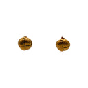 BALENCIAGA – Boucles d’oreilles ronde – Métal doré vieilli