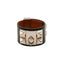 HERMÈS – Collier de Chien en cuir veau Box noir – T1
