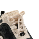 CHANEL – Tweed & Suede Trainers – Black / Off-White