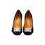 HERMÈS – Escarpin “H-Buckle” suédé – Noir