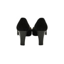 HERMÈS – "H-Buckle" Suede Pump – Black