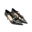 DIOR – Spectadior Mary-Jane brogues – Noir / cuir verni + perforations