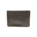 GOYARD – Senat MGM Pouch – Black Goyardine canvas / natural leather