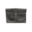 HERMÈS – Pochette Jige – Cuir d’autruche noir