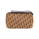 DIOR – Vintage Monogram Trotter Pouch – Brown Canvas