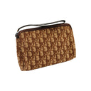 DIOR – Vintage Monogram Trotter Pouch – Brown Canvas