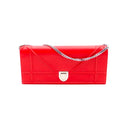 DIOR – Diorama Wallet on Chain GM Pouch – Smooth red leather