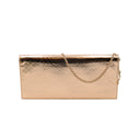 DIOR – Python-effect Metallic Wallet on Chain – Rose Gold