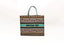 Cabas Book Tote GM en toile ethnique collector