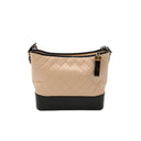 Chanel – Large Gabrielle Bag – Beige & Black Leather