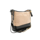 Chanel – Large Gabrielle Bag – Beige & Black Leather