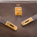 HERMÈS – Kelly 32 Retourne – Chocolate Togo Leather