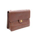 CHANEL – Jumbo Classic Flap Vintage 1997-99 – Chocolate Brown Caviar Leather