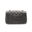 CHANEL – Sac à rabat simple flap – Cuir caviar noir
