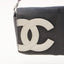 Sac vintage ligne Cambon N°5 en jean et cuir argentée