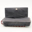 Sac vintage ligne Cambon N°5 en jean et cuir argentée