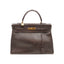 HERMÈS – Kelly 32 – Cuir Togo Chocolat