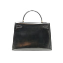 HERMÈS – Kelly 32 – Black Box Calfskin