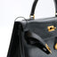 HERMÈS – Kelly 32 – Cuir Box Noir