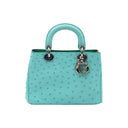 DIOR – Mini Diorissimo – Emerald & Turquoise Ostrich
