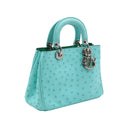 DIOR – Mini Diorissimo – Emerald & Turquoise Ostrich
