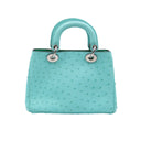 DIOR – Mini Diorissimo – Emerald & Turquoise Ostrich