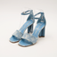 Sandales Silhouette en denim Monogram et cuir T.37